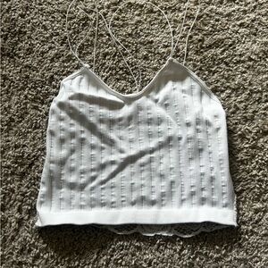 Tilly’s spaghetti strap lace tank top